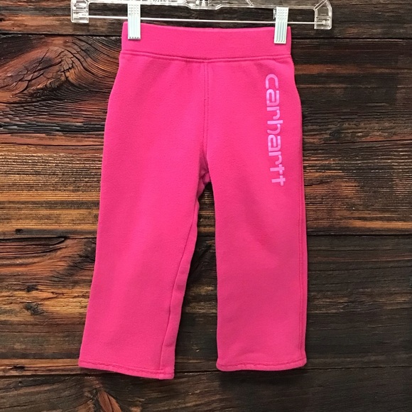 Carhartt Other - Carhartt Girls Toddler Sweatpant Pink Joggers 2T